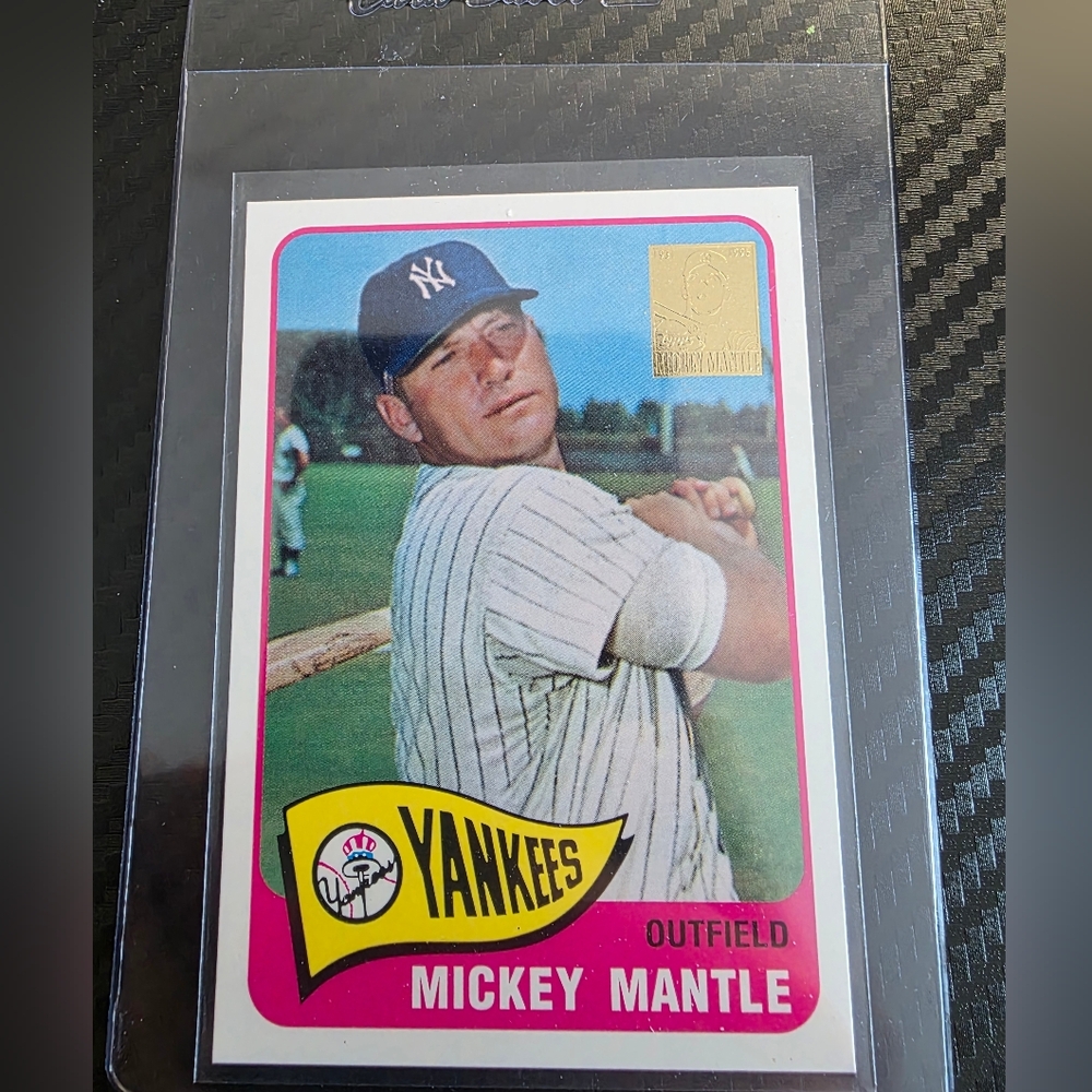 Mickey Mantle Yankees Baseball Card Topps #350